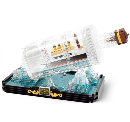 Titanic dentro de la botella 918 piezas - Koco