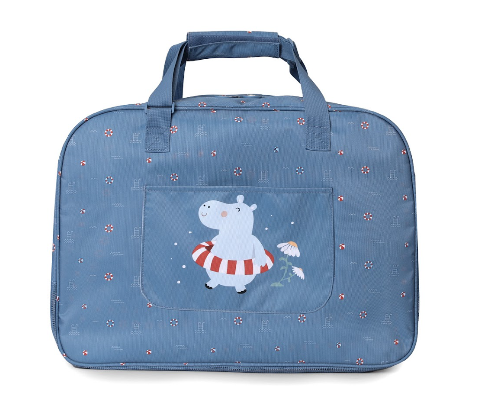 Bolso De Playa Con Rejilla Hippo - Monnëka
