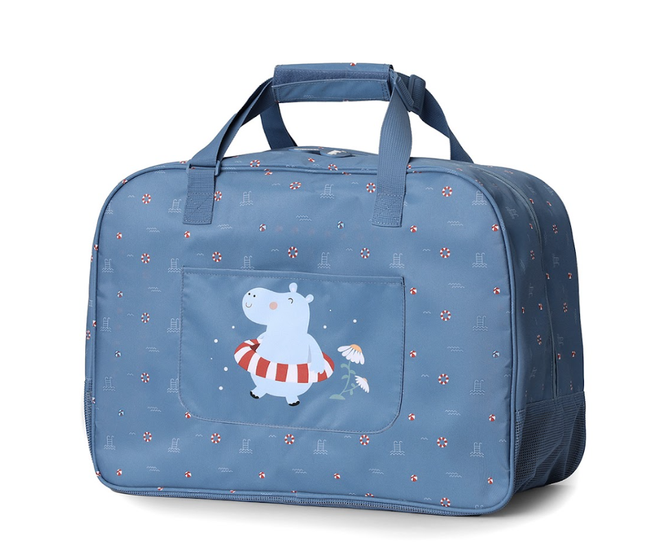 Bolso De Playa Con Rejilla Hippo - Monnëka