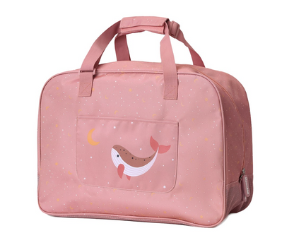 Bolso De Playa Con Rejilla Whale Pink - Monnëka