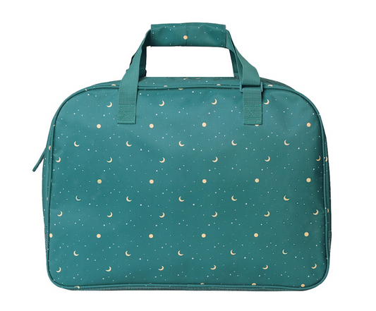 Bolso De Playa Con Rejilla Whale Teal - Monnëka