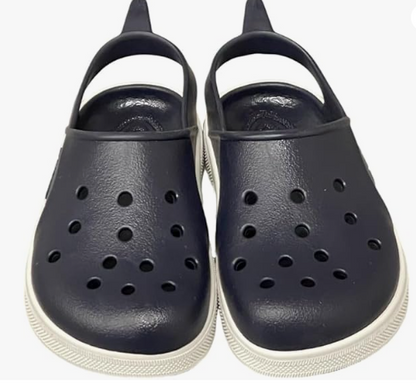 Cloggy Navy White - Boatilus