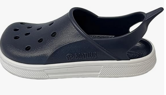 Cloggy Navy White - Boatilus