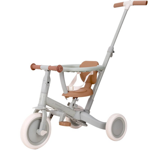 Triciclo con Barra 4 en 1 Verde - Little Dutch