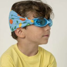 Máscara Infantil Azules con Turbante Perritos (3 - 6 años) - Fun Water