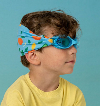 Gafas Infantil Azul Claro con Turbante Frutas (3 - 12 años) - Fun Water