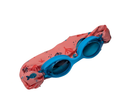 Gafas Infantil Azul Claro con Turbante Ballenas (3 - 12 años) - Fun Water