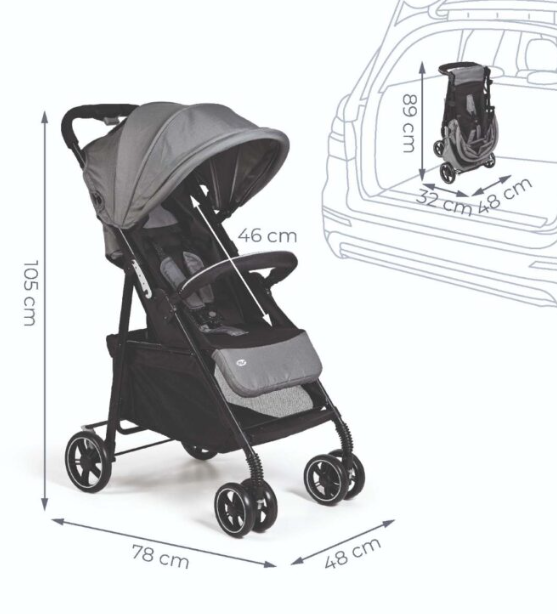 Silla Ligera Street Gris - MS
