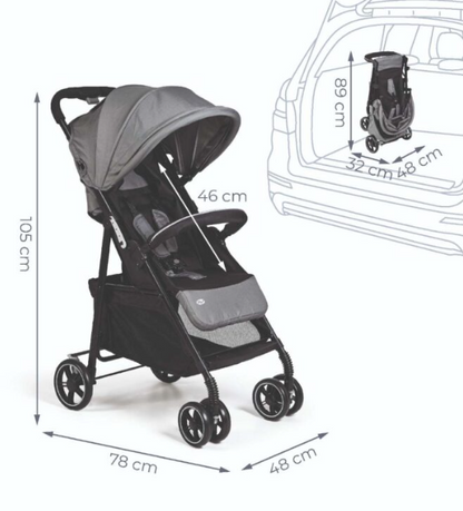 Silla Ligera Street Gris - MS