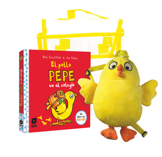 Pack Pollo Pepe Va Al Colegio - SM