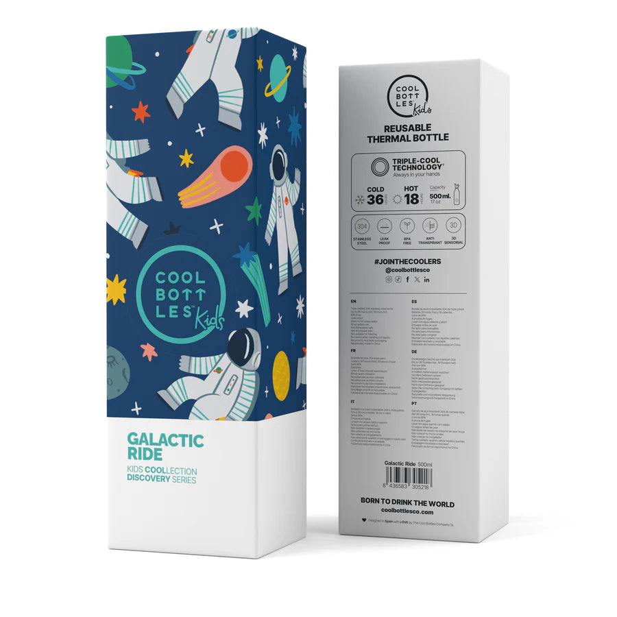 Botella Kids 500ml Galactic Ride - Cool Bottles