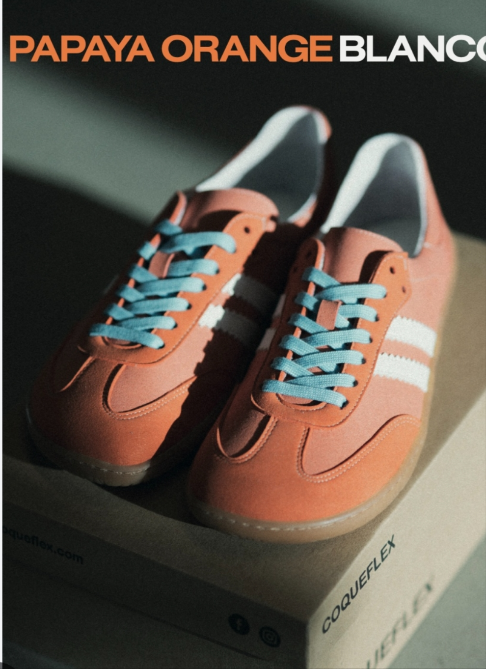 Samba Papaya Orange Blanco - Coqueflex