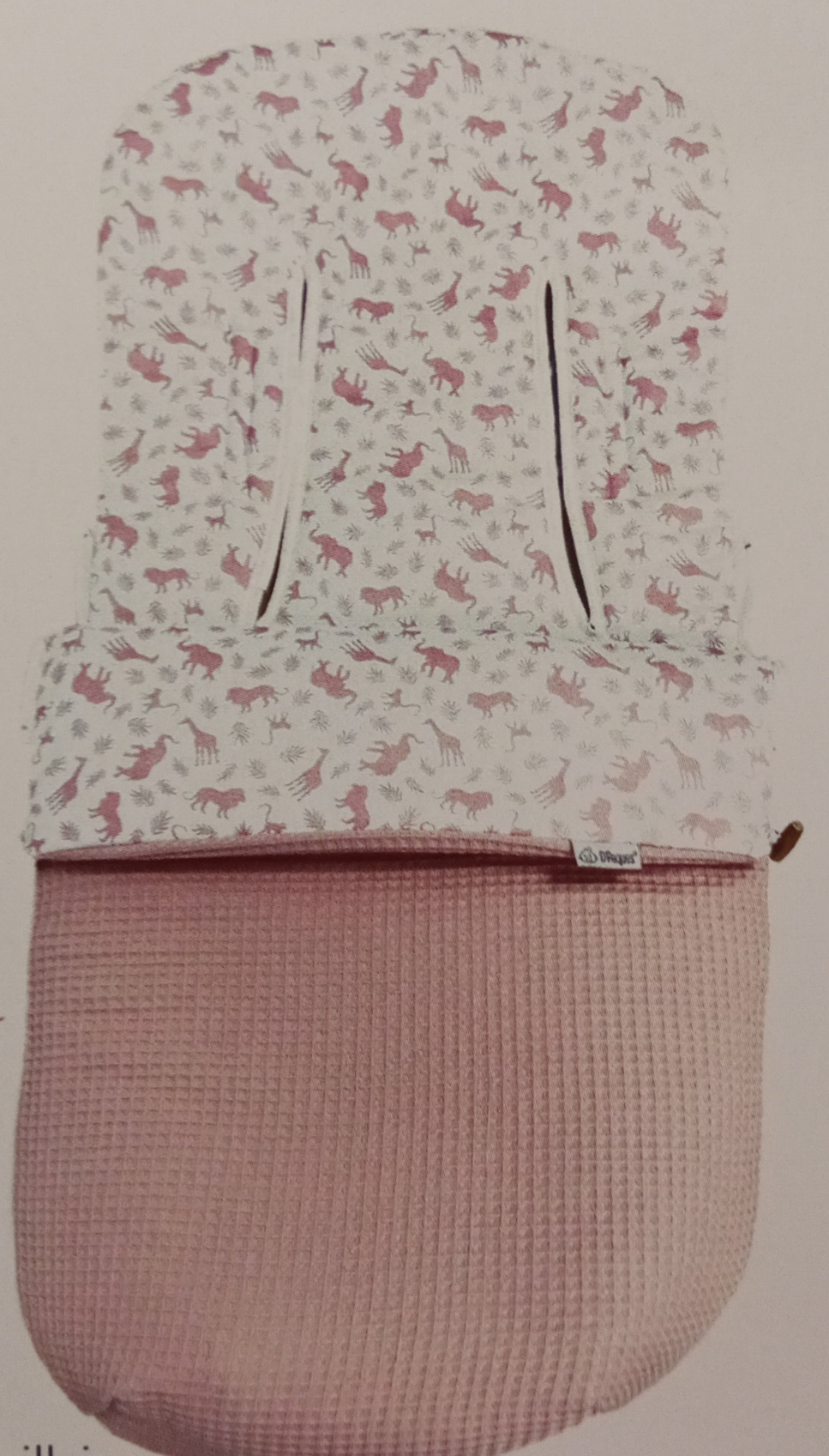Saco Silla Animales Estampados Rosa Maquillaje - D'Peques