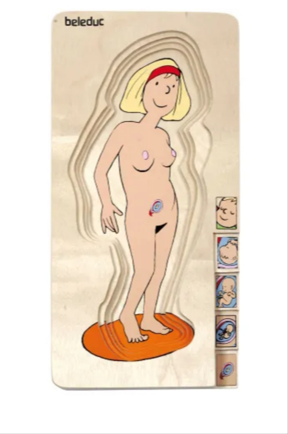 Beleduc Puzzle Madera Mamá  5 en 1