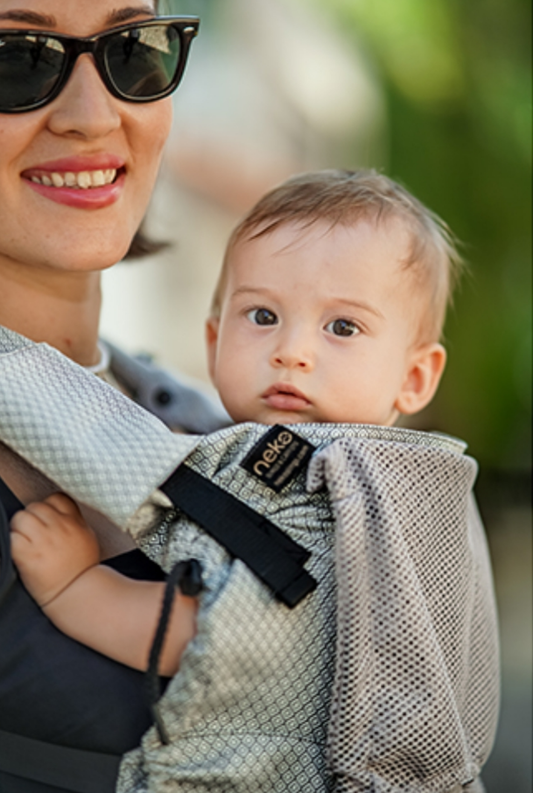 Mochila Porteo Smart Air Baby Grey Diamond - Neko
