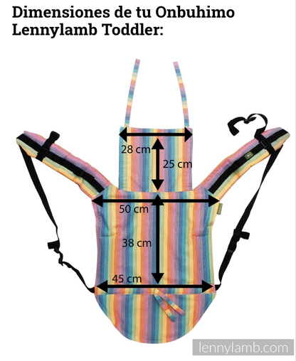 Onbuhimo Porteo Rainbow Toddler - LennyLamb