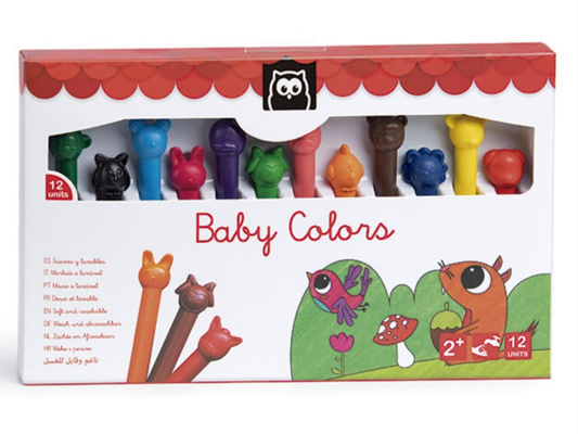 Ceras Lavables Baby Colors - Eurekakids