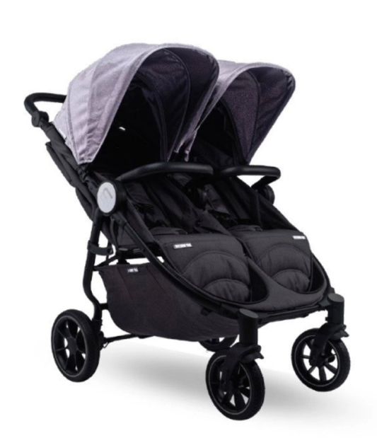 Cochecito Gemelar Easy Twin 4 Negro/Texas – Baby Monsters