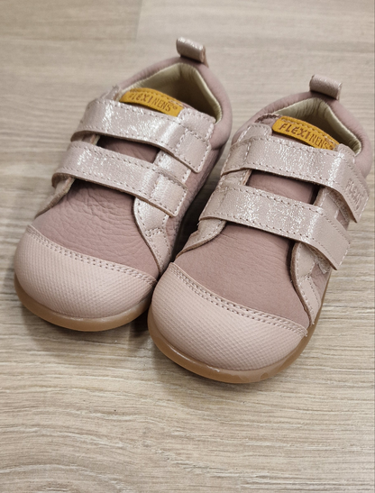 Deportiva Nude Rosa y Brilli 22 Piso H Barefoot - Flexi Nens