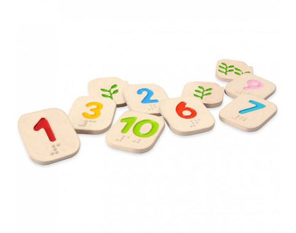 Números en Braille 1-10 - Plan Toys