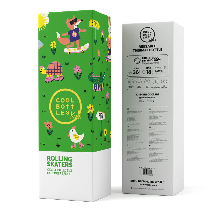 Botella Kids 500ml Rolling Skaters - Cool Bottles