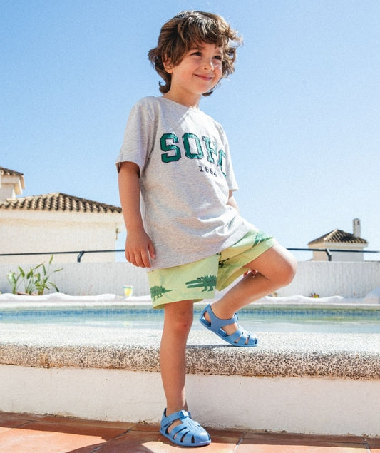 Cangrejera Nemo Solid Azul - Barefoot - Igor
