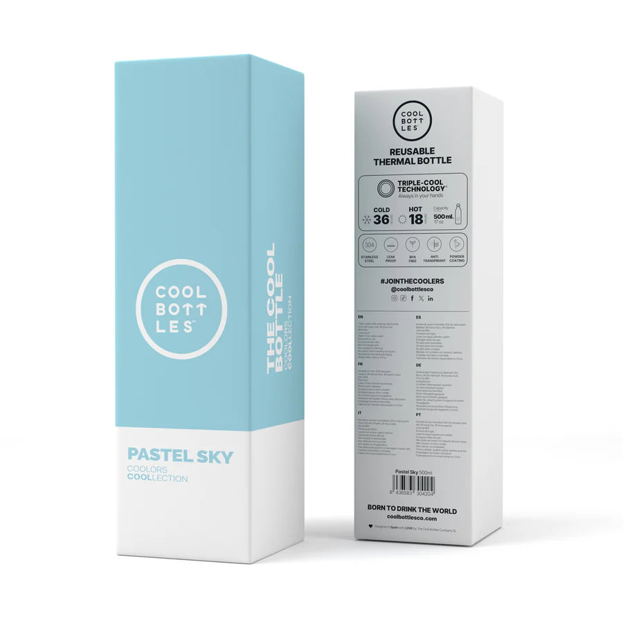 Botella 500ml Pastel Sky - Cool Bottles