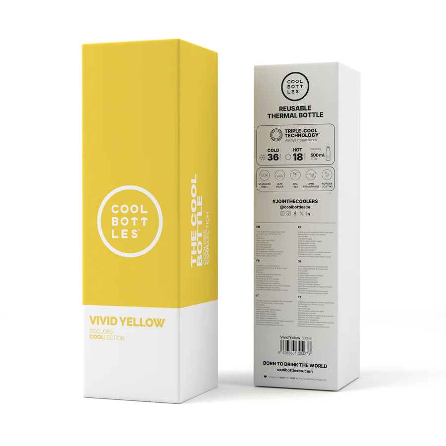 Botella 500ml Vivid Yellow - Cool Bottles