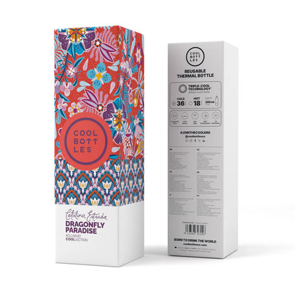 Botella 500ml Dragonfly Paradise Catalina Estrada - Cool Bottles