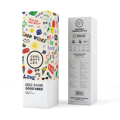 Botella 500ml Good Vibes Eddie Baehr - Cool Bottles