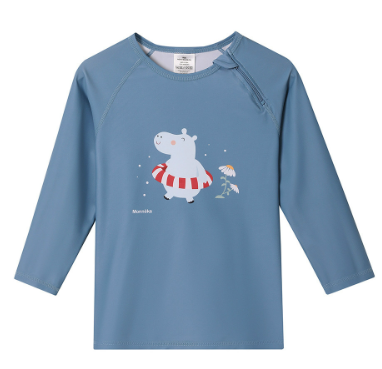 Camiseta Protección Solar Manga Larga Hippos - Monnëka
