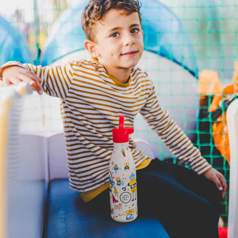Botella Kids 350ml Messy Robots- Cool Bottles