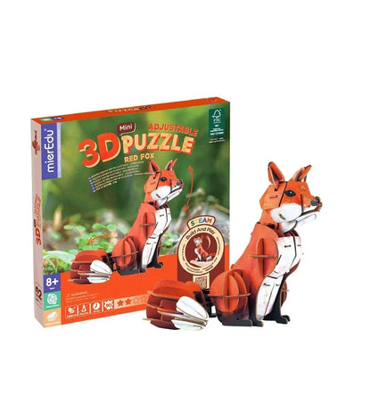 Red Fox Puzzle 3D - MierEdu