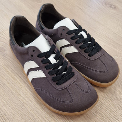Samba Suede-Micropelle Antracita Glace - Coqueflex