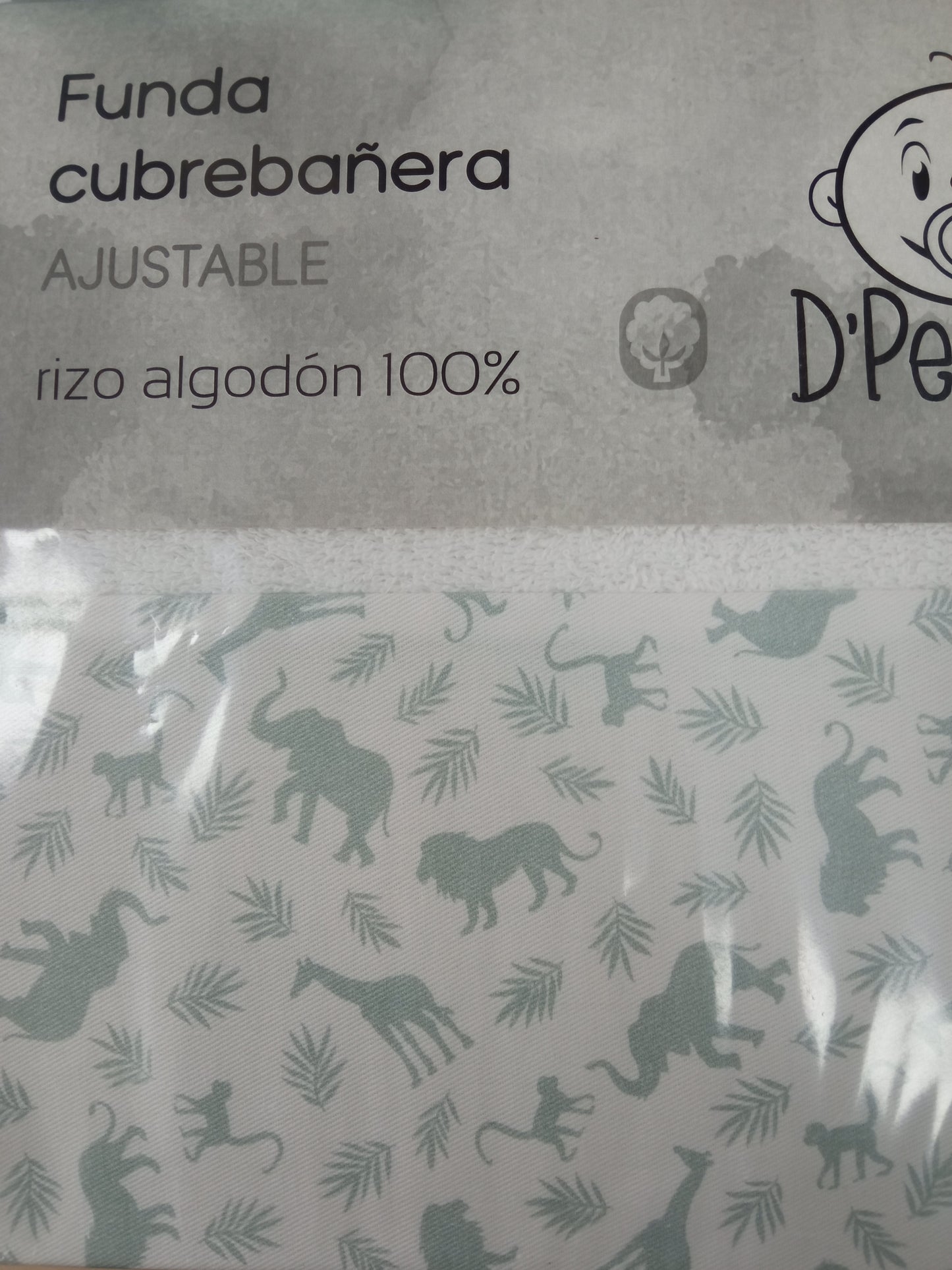 Funda Cubrebañera Ajustable Selva Blue - D'Peques