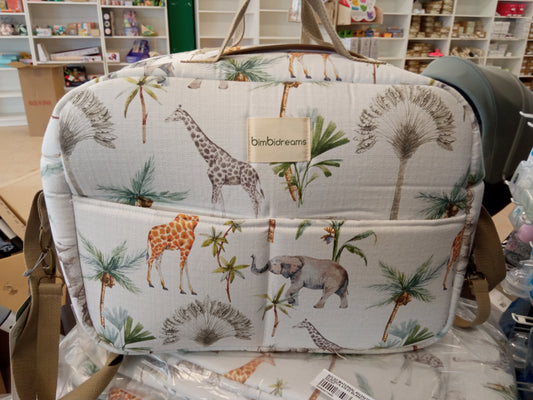 Bolso Maternal África Blanco - Bimbidreams