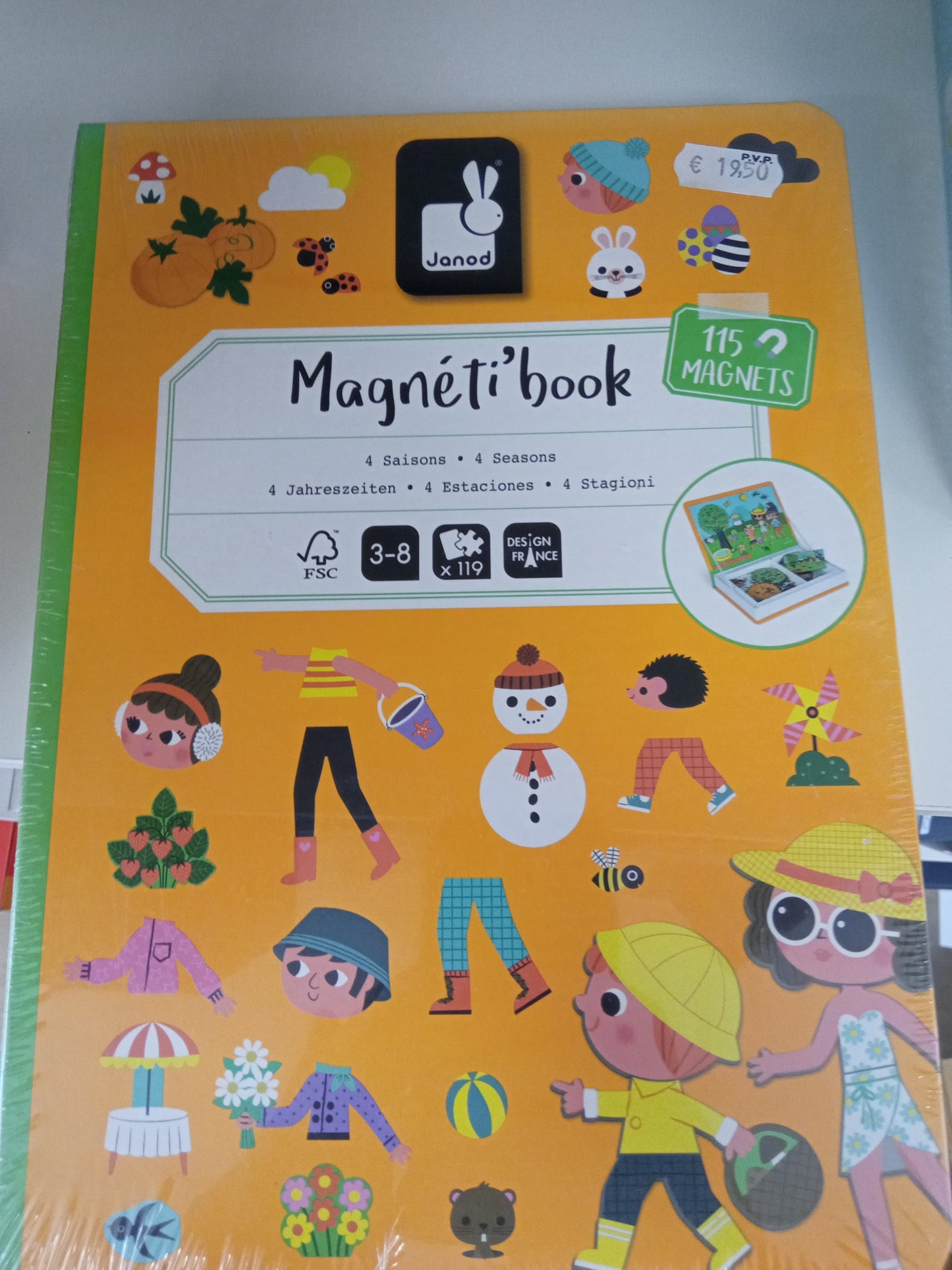 Magnéti' Book 4 Estaciones - Janod