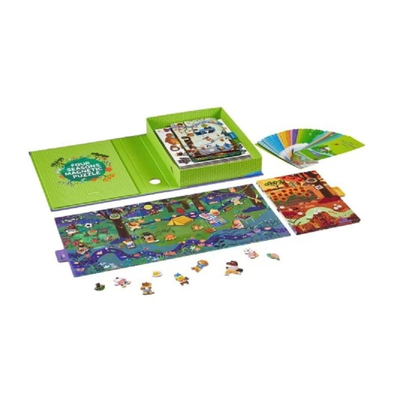 MierEdu All About Four Seasons Puzzle Magnético