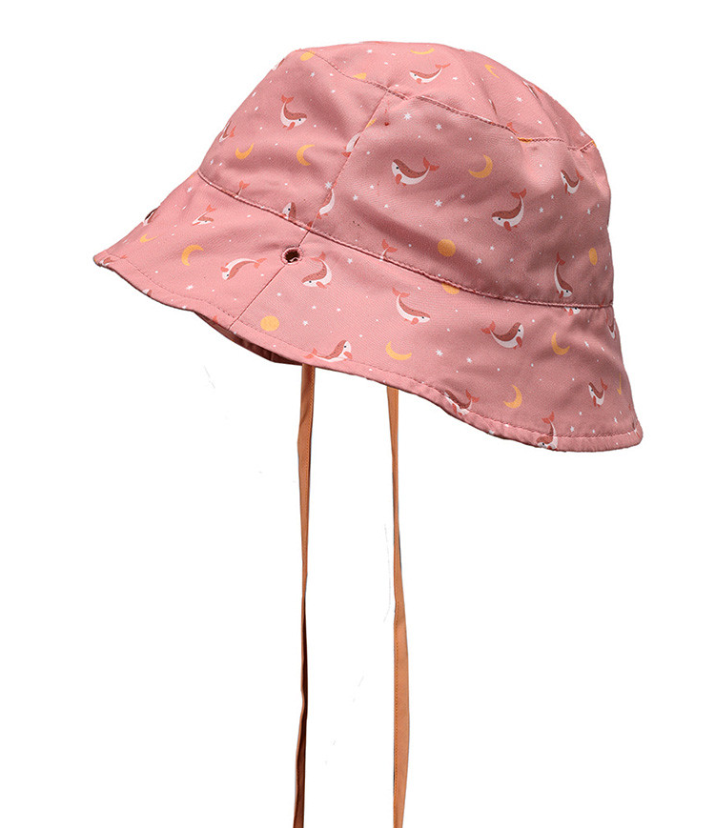 Gorro Reversible Whale Pink - Monnëka